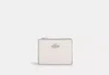 Coach Outlet Bifold Wallet In Silver/chalk