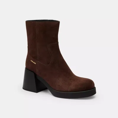 COACH OUTLET BLOCK HEEL BOOT
