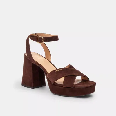 COACH OUTLET BLOCK HEEL SANDAL