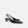 Coach Outlet Bow Slingback Heel In Multi
