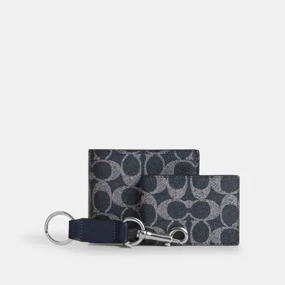 Coach Outlet Boxed 3-in-1 Wallet Gift Set In Signature Canvas