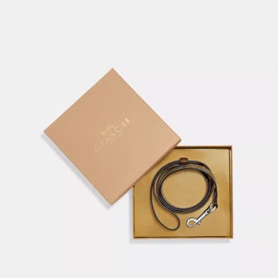 Coach Outlet Boxed Large Pet Leash In Signature Canvas In Beige