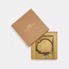 Coach Outlet Boxed Small Pet Collar In Signature Canvas In Beige