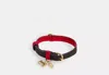 Coach Outlet Boxed Small Pet Collar In Signature Canvas In Brown