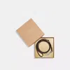 Coach Outlet Boxed Small Pet Leash In Signature Canvas In Beige