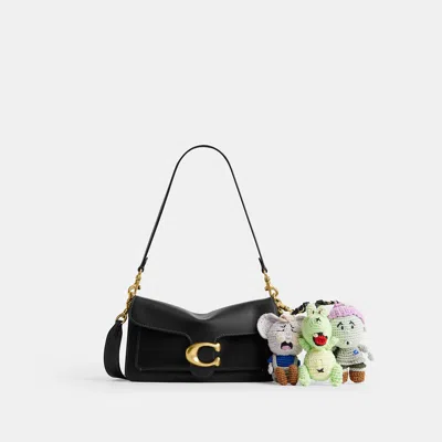 Coach Outlet | Brain Dead Soft Tabby Shoulder Bag 26 With Charms In Black