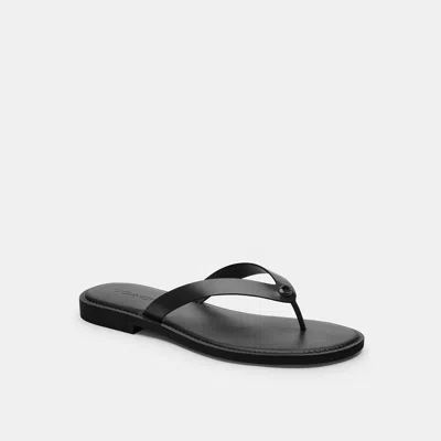 Coach Outlet Brianna Flip Flop In Black