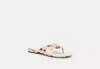 Coach Outlet Bridgette Sandal With Cherry Print In White/multi