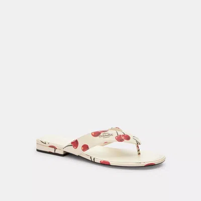 COACH OUTLET BRIDGETTE SANDAL WITH CHERRY PRINT