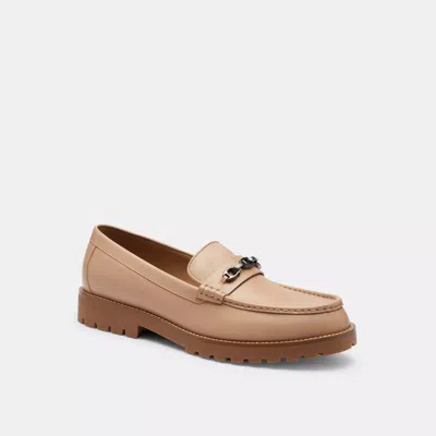 Coach Outlet Brooks Loafer In Beige
