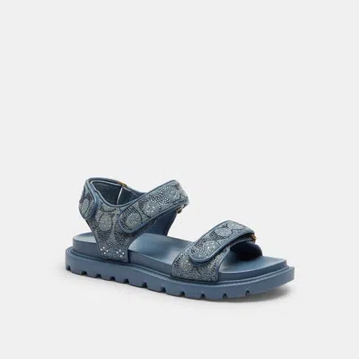 Coach Outlet Brynn Sandal In Denim