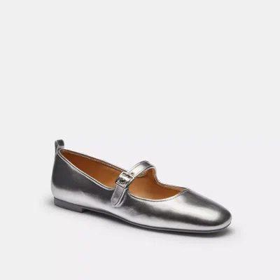 Coach Outlet C Rivet Mary In Silver