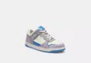 Coach Outlet C201 Low Top Sneaker In Signature Canvas In Multi