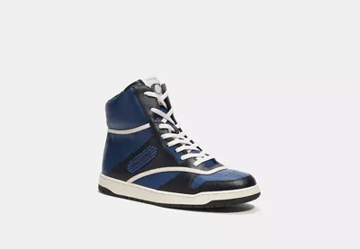 Coach Outlet C202 High Top Sneaker In Blue