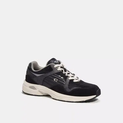Coach Outlet C301 Sneaker With Signature Canvas In Grey