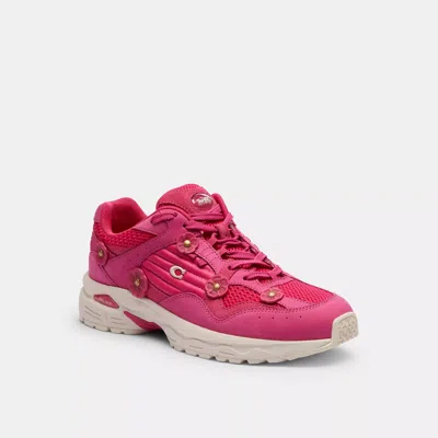 Coach Outlet C301 Sneaker With Tea Rose In Pink