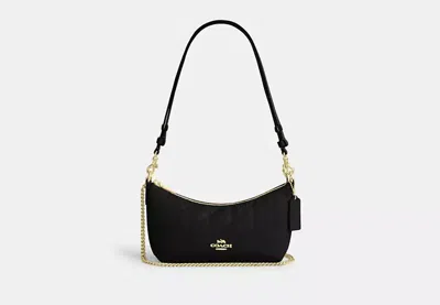 Coach Outlet Caitlin Shoulder Bag With Quilting In Black