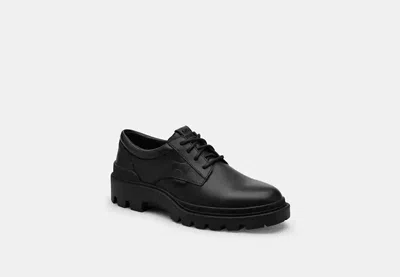 Coach Outlet Cameron Derby In Signature Leather In Black
