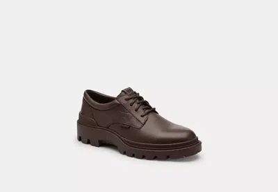 Coach Outlet Cameron Derby In Signature Leather In Brown