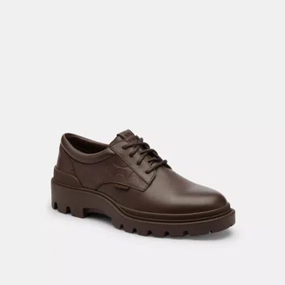 Coach Outlet Cameron Derby In Signature Leather In Brown