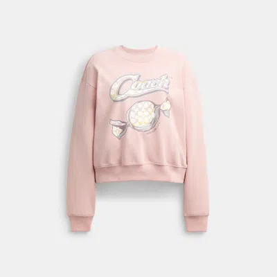 Coach Outlet Candy Crewneck Sweater In Multi