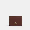 Coach Outlet Card Holder Wallet In Signature Canvas In Multi