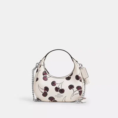 Coach Outlet Carmen Mini Crossbody Bag With Cherry Print In Multi