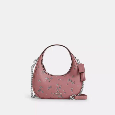 Coach Outlet Carmen Mini Crossbody Bag With Star Print In Pink