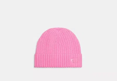 Coach Outlet Cashmere Beanie In Pink