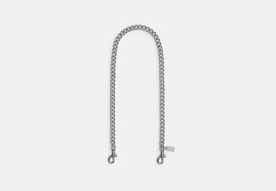 Coach Outlet Chain Shoulder Strap In Gunmetal
