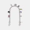 Coach Outlet Charm Chain Strap In Silver