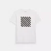 COACH OUTLET CHECKERBOARD T SHIRT IN ORGANIC COTTON