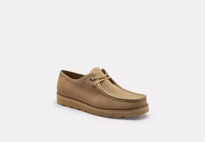 Coach Outlet Chukka Shoe With Signature Canvas In Brown