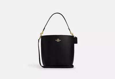 Coach Outlet City Large Bucket Bag In Black