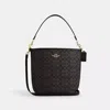 Coach Outlet City Large Bucket Bag In Signature Canvas In Brown