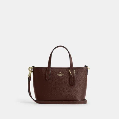 Coach Outlet City Mini Tote Bag In Brown