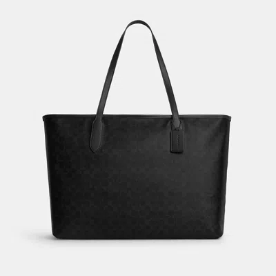 Coach Outlet City Tote Bag 47 In Black