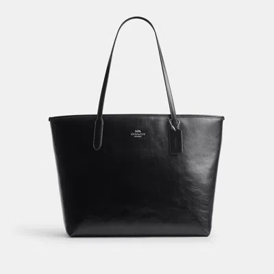 Coach Outlet City Tote Bag In Black