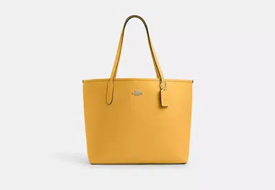 Coach Outlet City Tote Bag In Yellow