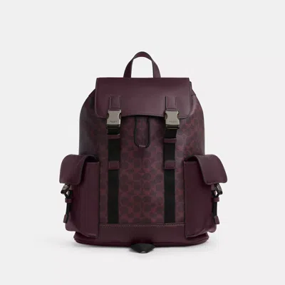 Coach Outlet Clark Backpack In Signature Canvas In Multi