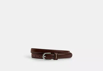 Coach Outlet Classic Buckle Belt, 18 Mm In Brown