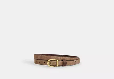 Coach Outlet Classic Buckle Cut To Size Reversible Belt, 18 Mm In Brown