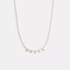 Coach Outlet Coach Charms Pearl Necklace In White