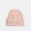 Coach Outlet Coach Script Knit Beanie In Multi
