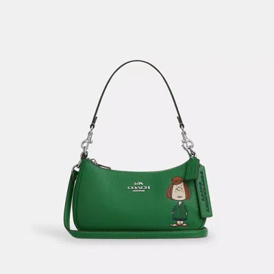 Coach Outlet Coach X Peanuts Teri Shoulder Bag With Peppermint Patty In Multi
