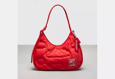 Coach Outlet Coachtopia Loop Ergo Bag In Recycled Polyester With Cloud Quilting In Red