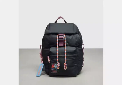adele large pebbled leather backpack Shop Online