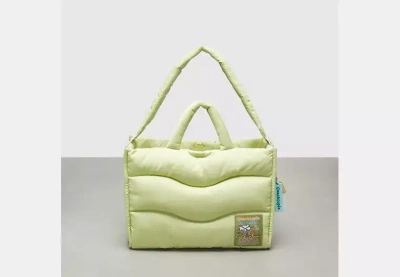 Coach Outlet Coachtopia Loop Quilted Wavy Tote In Green