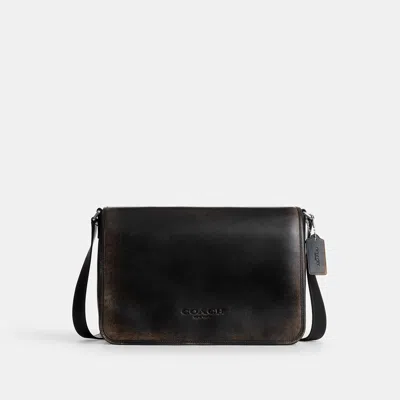 Coach Outlet Colby Messenger Bag 32 In Loved Leather In Black