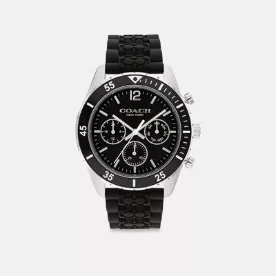 Coach Outlet Cole Watch, 44 Mm In Black
